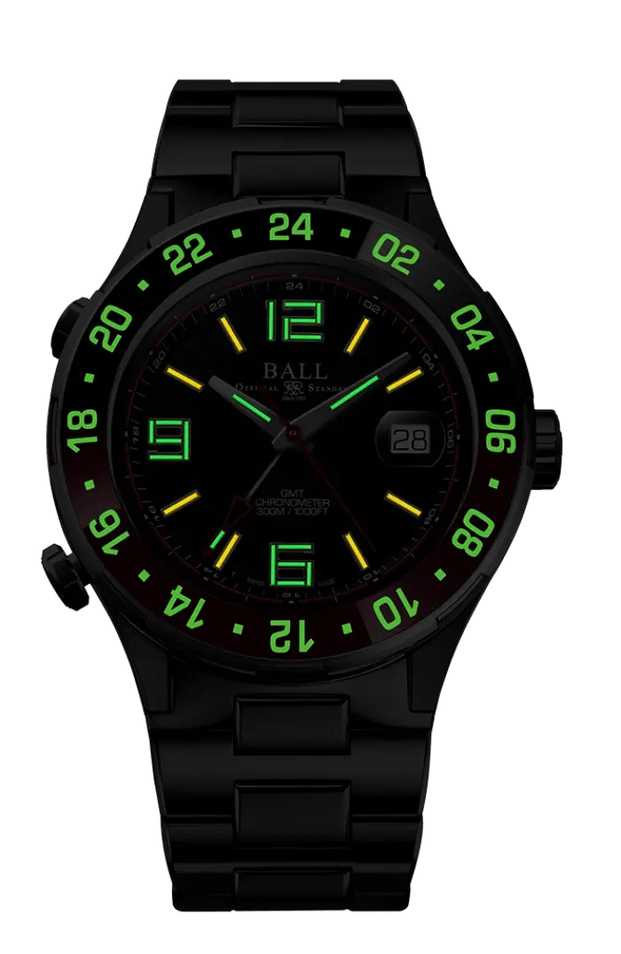 BALL ROADMASTER PILOT GMT 40MM LIMITED EDITION DG3038A-S1C-BK