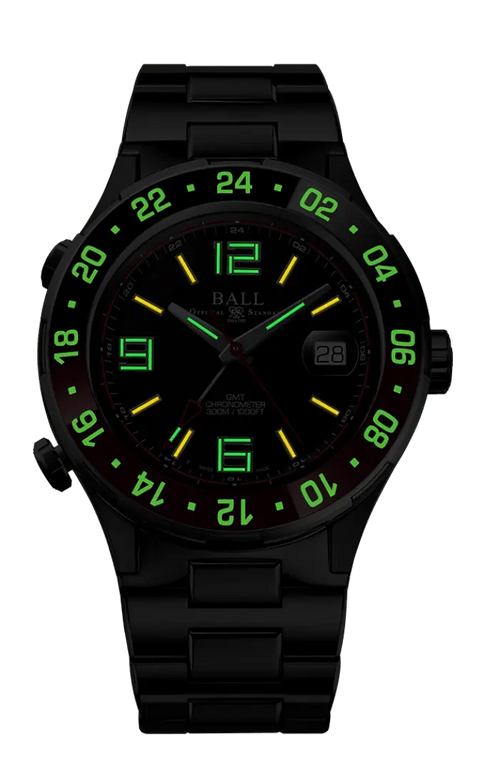 BALL ROADMASTER PILOT GMT 40MM LIMITED EDITION DG3038A-S1C-BK