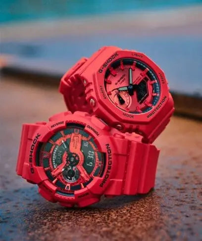 CASIO G-SHOCK WATCH Carbon Core GA-2100RRB-4A