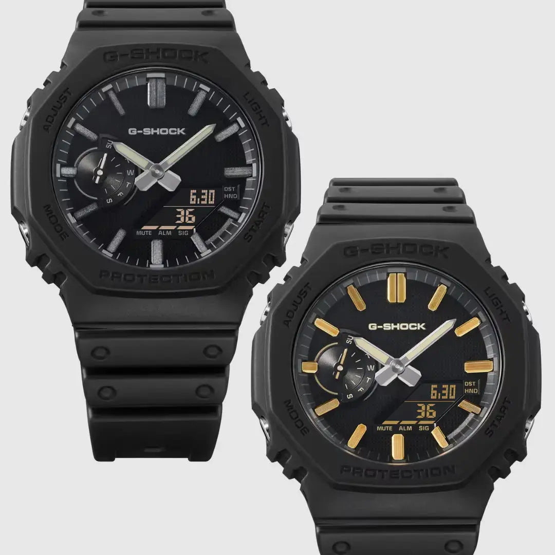 CASIO G-SHOCK WATCH Carbon Core Luxe Black GA-2100LXB-1A9DR