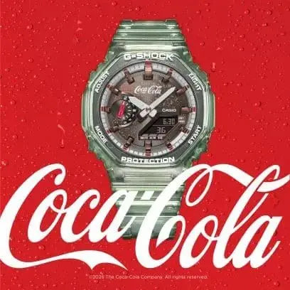 CASIO G-SHOCK WATCH Coca Cola Limited Edition GA-2100CC-3A