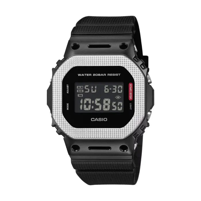 CASIO G-SHOCK WATCH STEEL BEZEL GM-5600BM-1DR