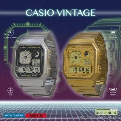 CASIO Vintage A130WE-1A
