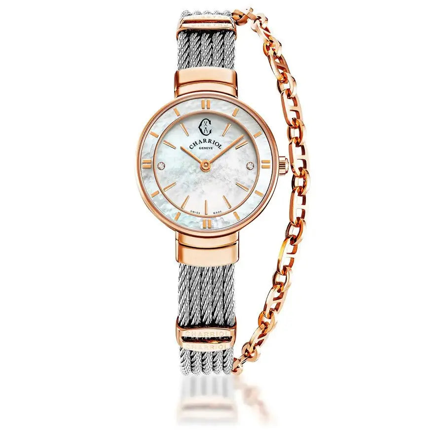 Charriol St Tropez Quartz 25MM ST25PW.500.008