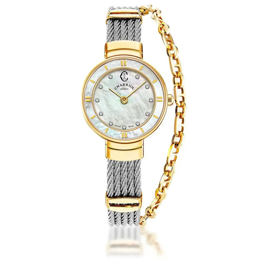 Charriol St Tropez Quartz 25MM ST25YW.500.002