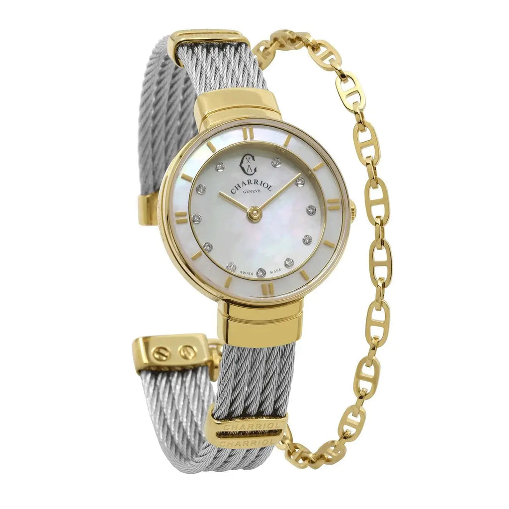 Charriol St Tropez Quartz 25MM ST25YW.500.002