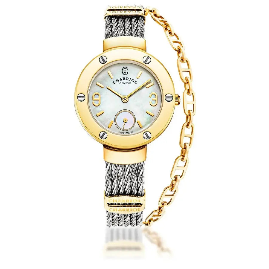Charriol St Tropez Quartz 30MM STN30YSR.530.304