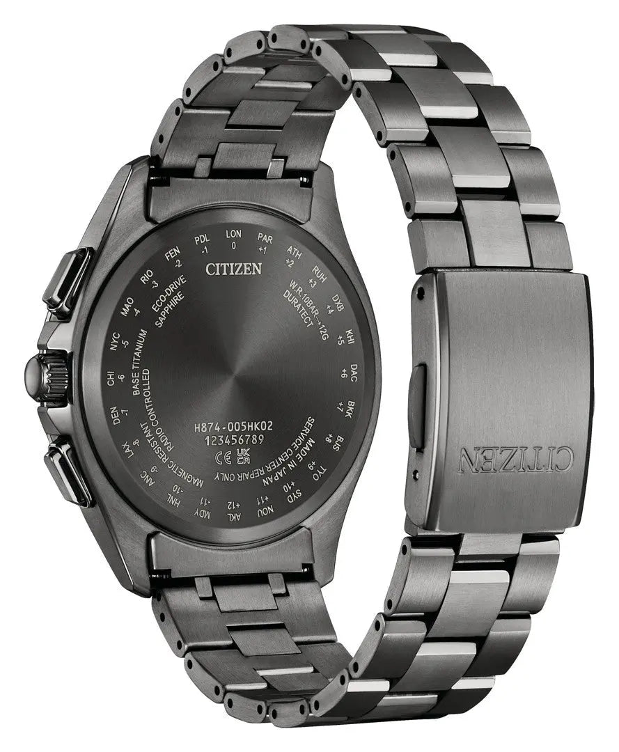 CITIZEN Attesa Tsukiyomi Eco-Drive Radio Controlled 43MM BY1005-73Z