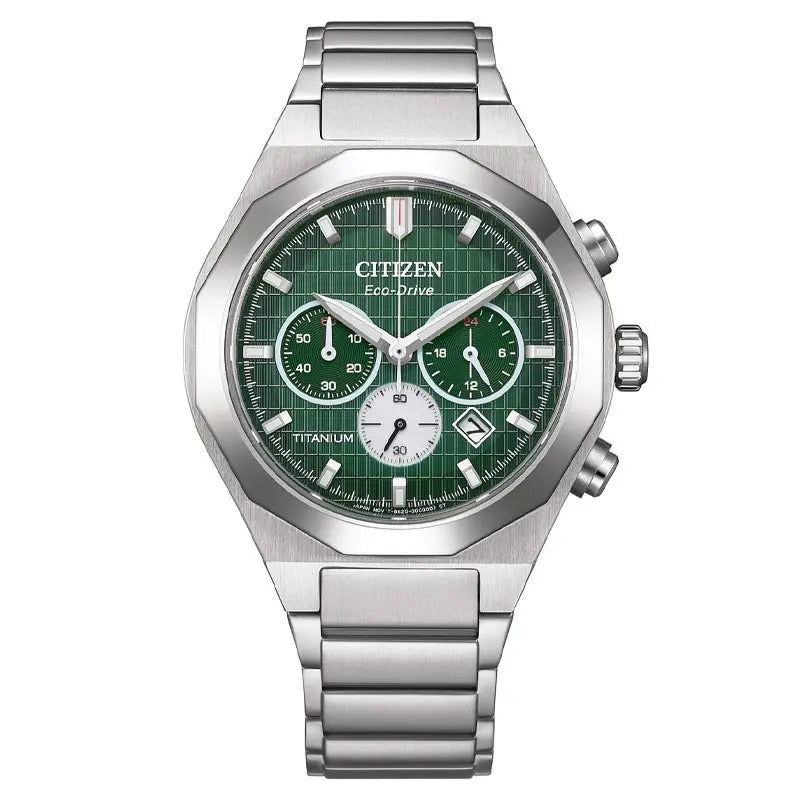 CITIZEN WATCH SUPER TITANIUM ZENSHIN CHRONOGRAPH 41MM ECO-DRIVE CA4691-59X