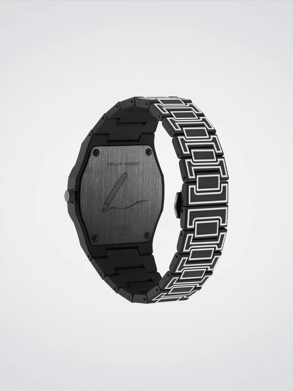 D1Milano Polycarbon Black Sketch 40MM D1-PCBJ33