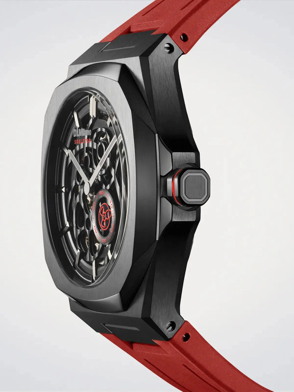 D1Milano Skeleton Crimson Core Red 41MM D1-SKRJ18