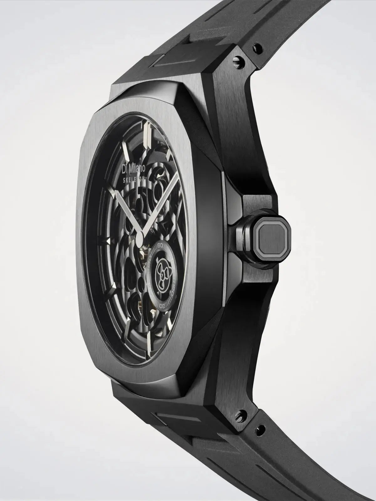 D1Milano Skeleton Jet Black 41MM D1-SKRJ17