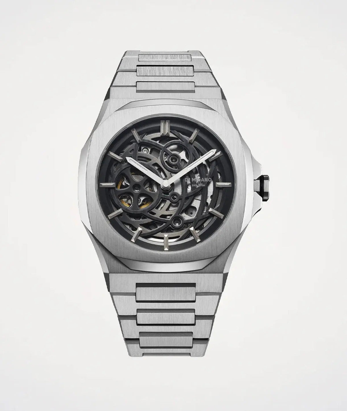 D1Milano Skeleton Silver 41MM D1-SKBJ10