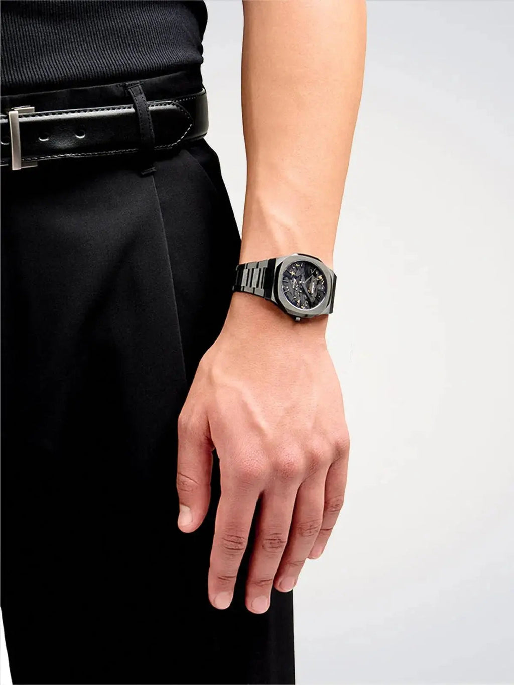 D1Milano Ultra Thin Black DLC 40MM D1-UTBJ31