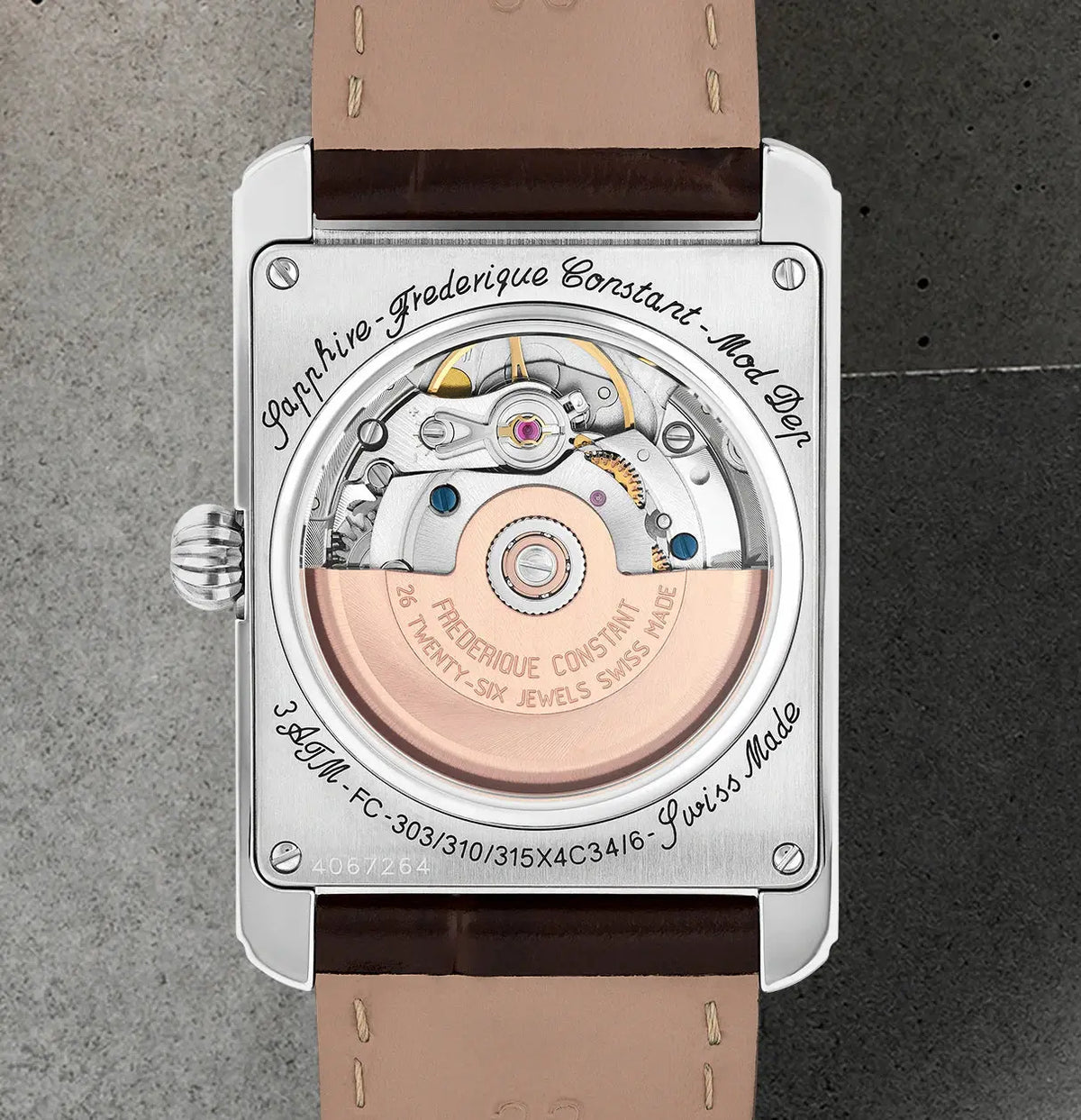 Frederique Constant Carree Automatic 42mm FC-303SAL4C6