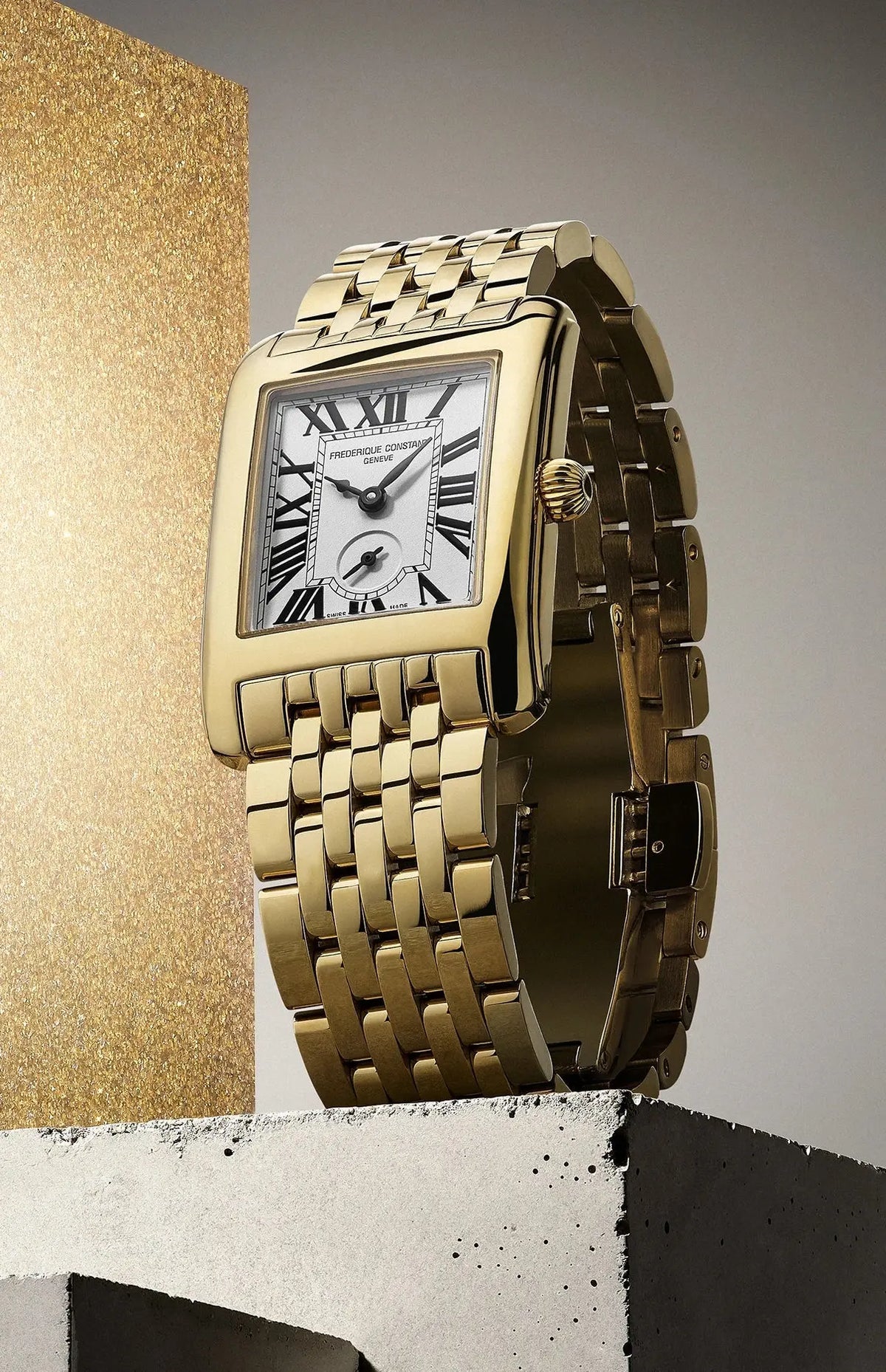 Frederique Constant Carree Small Seconds 36mm FC-235S2C5B