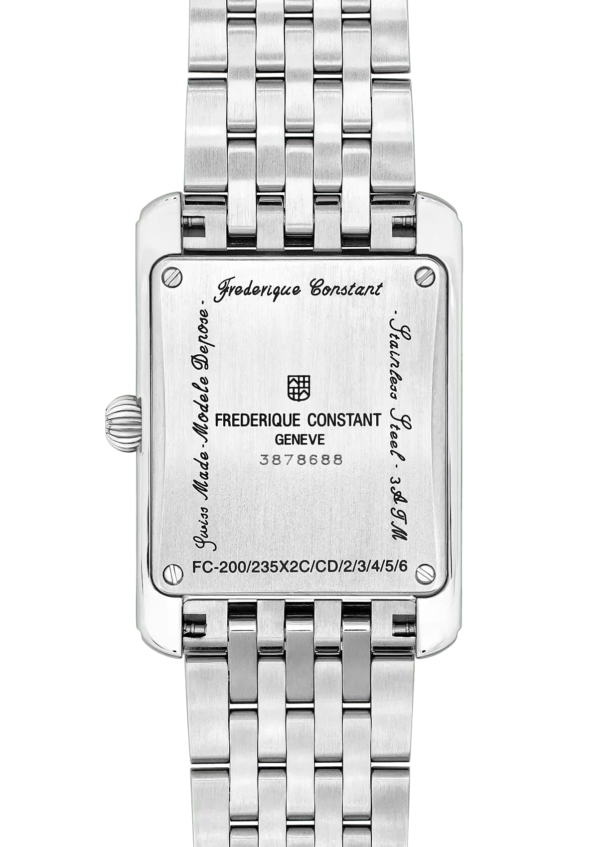 Frederique Constant Carree Small Seconds 36mm FC-235S2C6B