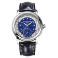 Frederique Constant Manufacture Classic Worldtimer Lapis dial 42mm FC-718LA4H6