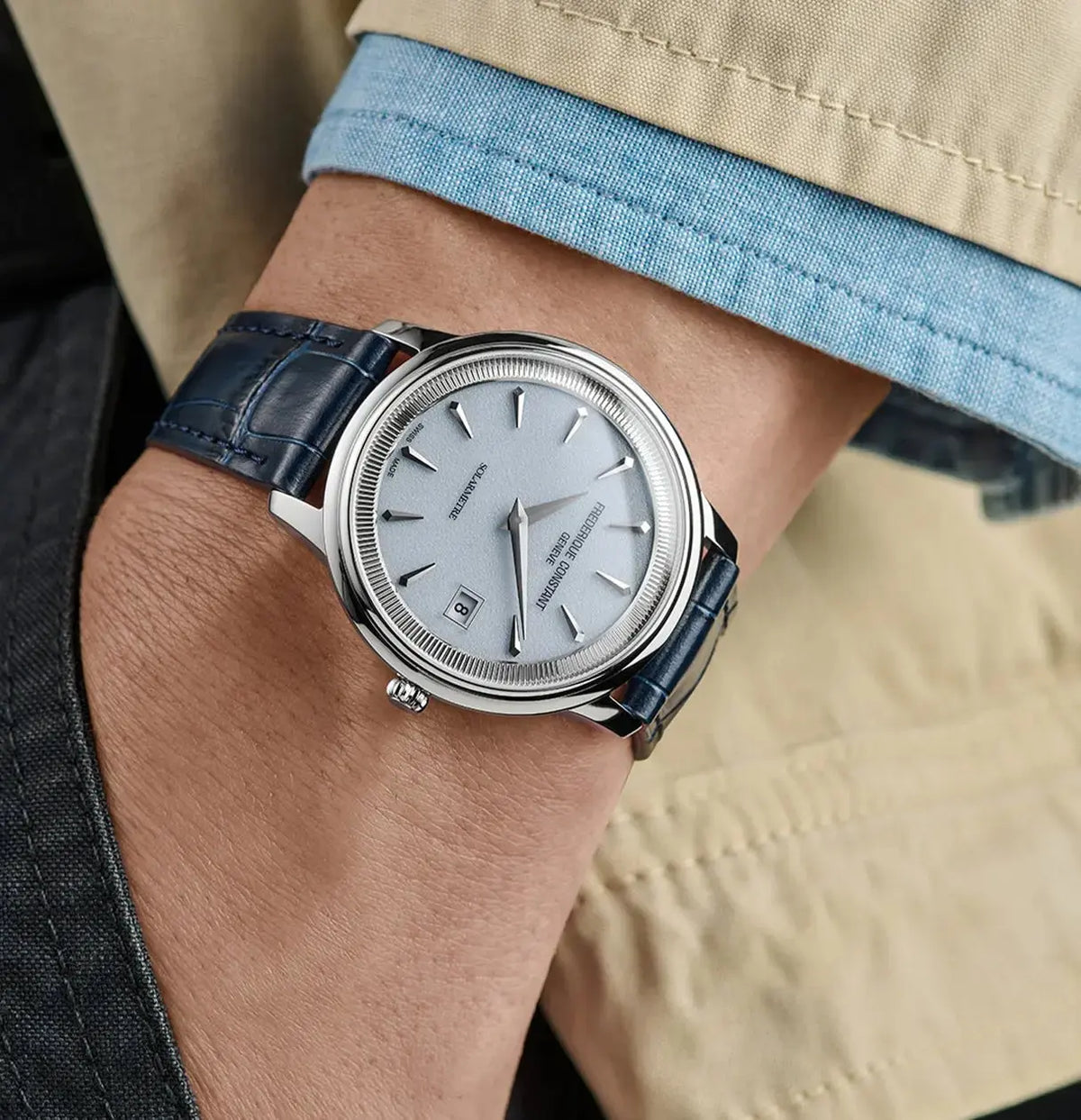 Frederique Constant Moneta Solarmetre 39mm FC-120LB3S6