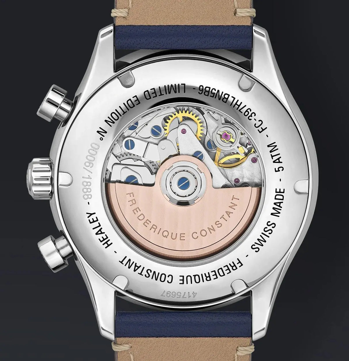 Frederique Constant Vintage Rally Healey Chronograph Automatic 42mm FC-397HLBN5B6