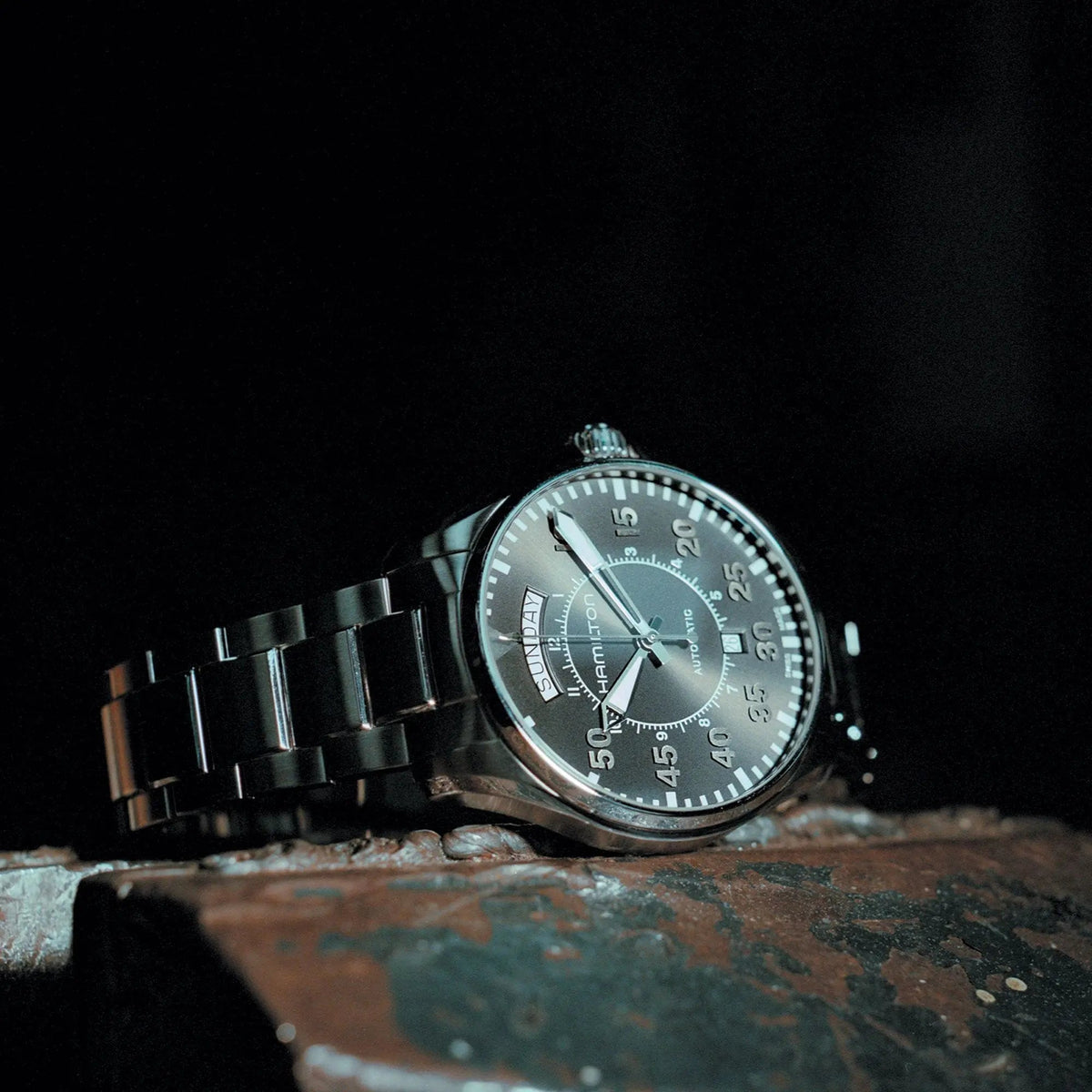 HAMILTON KHAKI AVIATION Pilot Day Date Auto 42mm H64615135