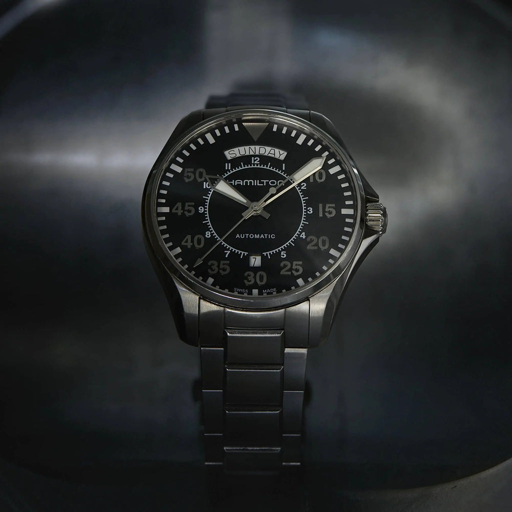 HAMILTON KHAKI AVIATION Pilot Day Date Auto 42mm H64615135
