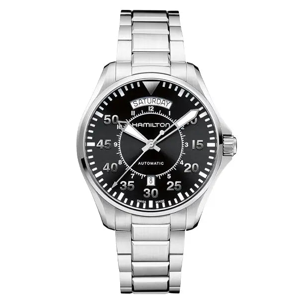 HAMILTON KHAKI AVIATION Pilot Day Date Auto 42mm H64615135