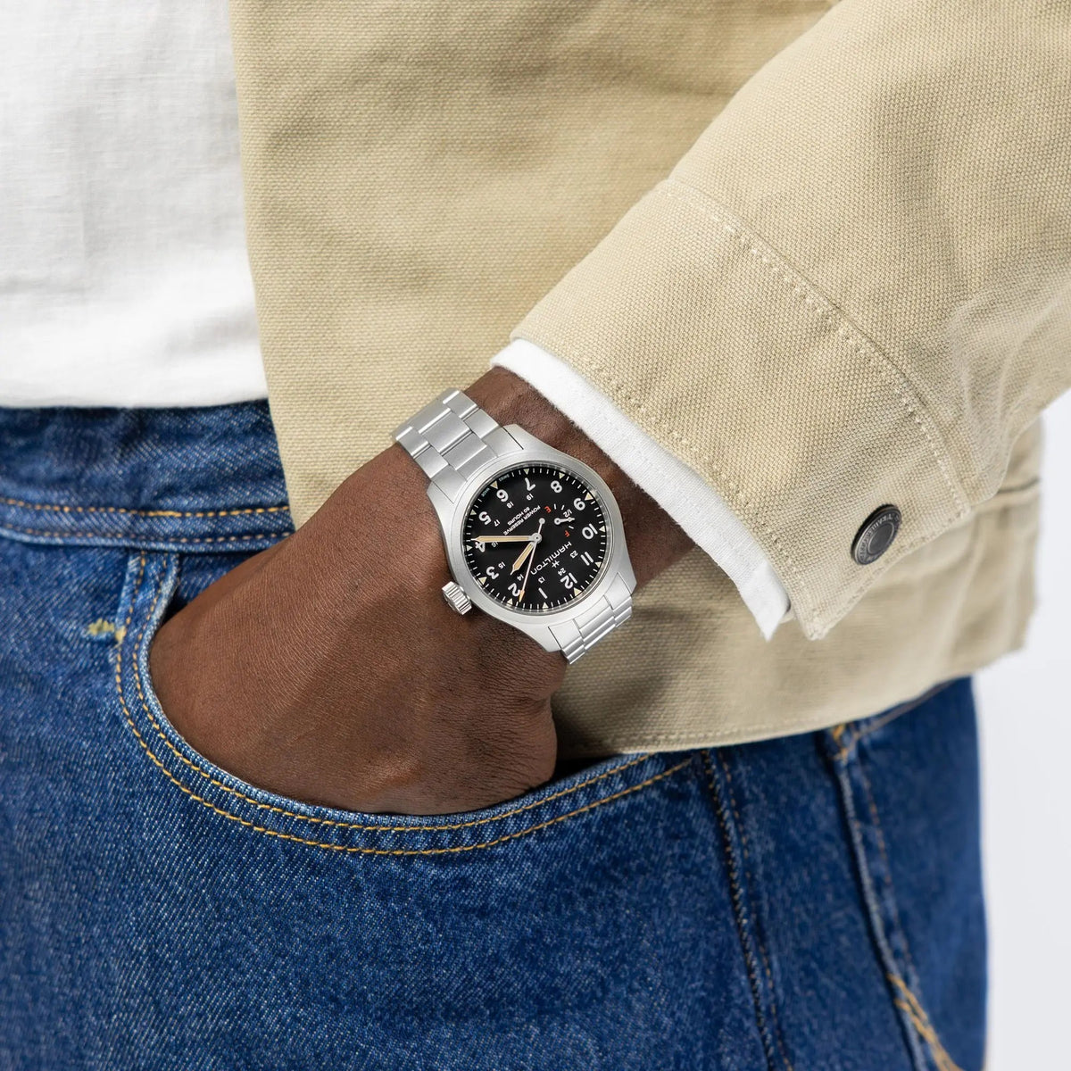 HAMILTON KHAKI FIELD Mechanical Power Reserve 40mm H69509130