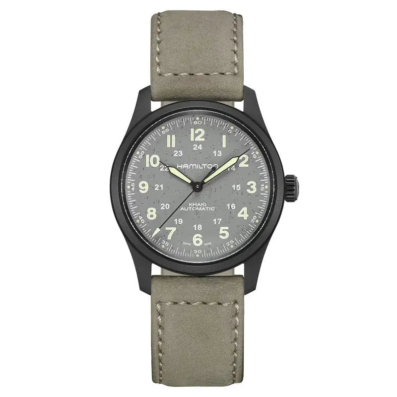 HAMILTON KHAKI FIELD TITANIUM AUTO 38MM H70215880