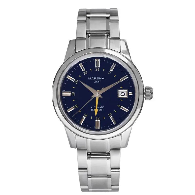 MARSHAL WATCH Men Classic 1446GMT4 (Blu)