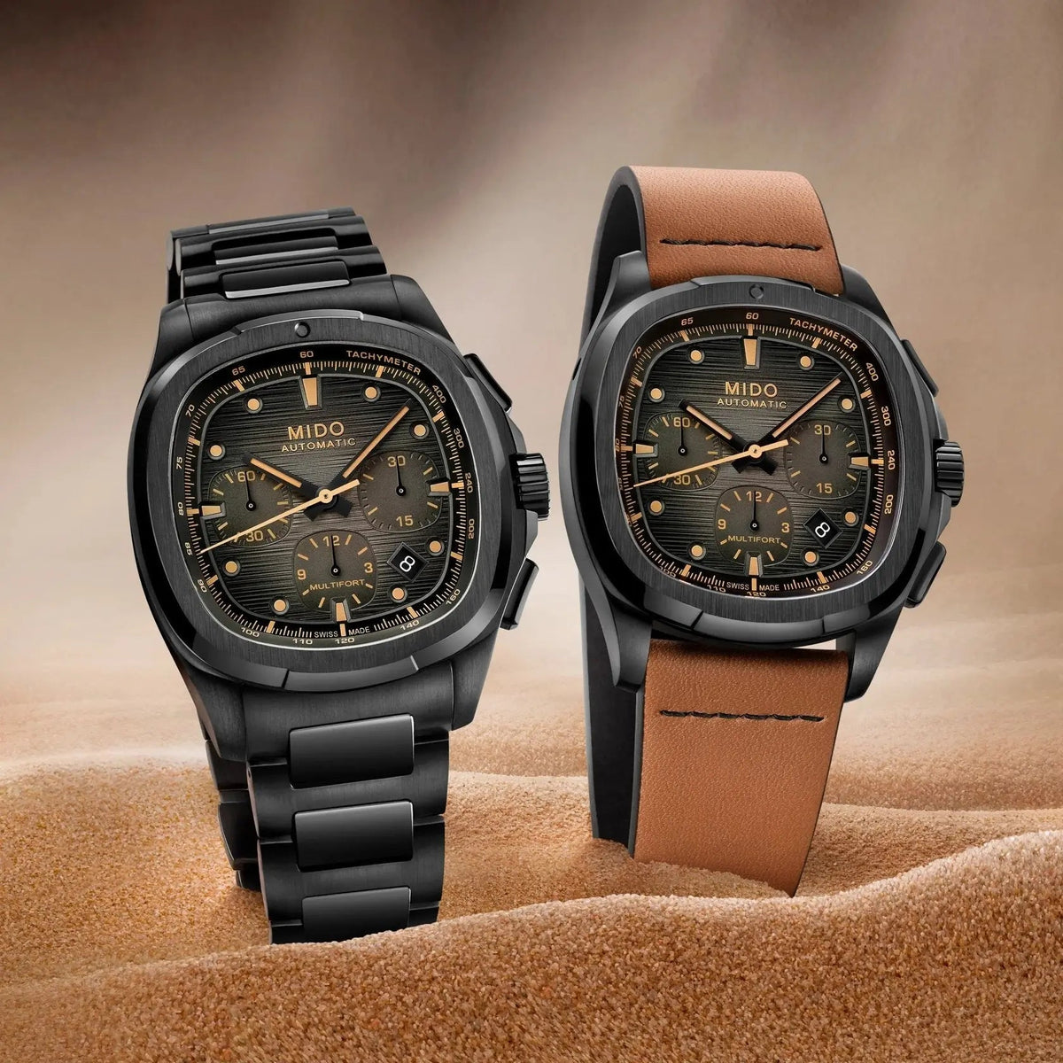 MIDO MULTIFORT TV BIG DATE CHRONOGRAPH 42MM M0495273308100