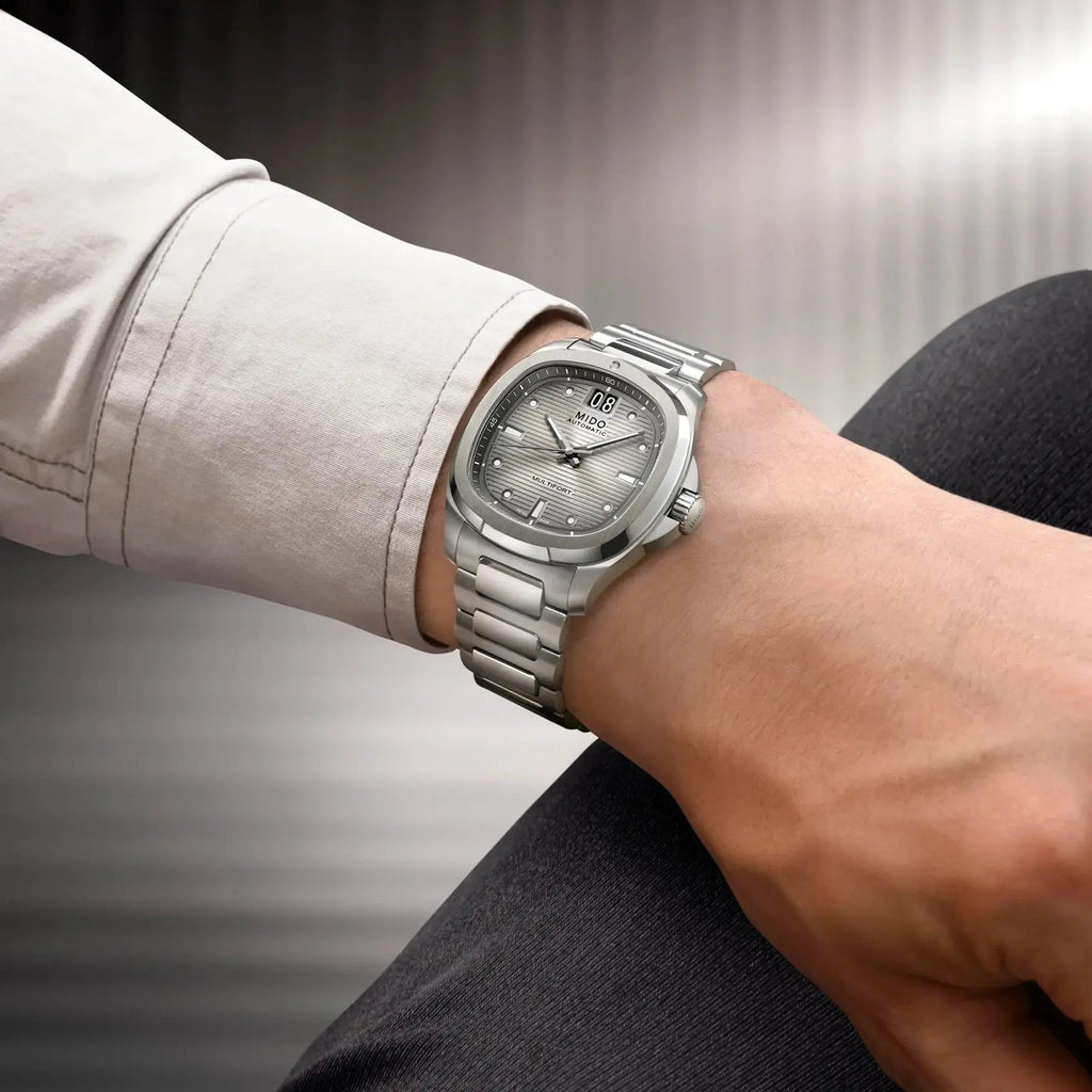 MIDO MULTIFORT TV BIG DATE TITANIUM 40MM M0495264408100