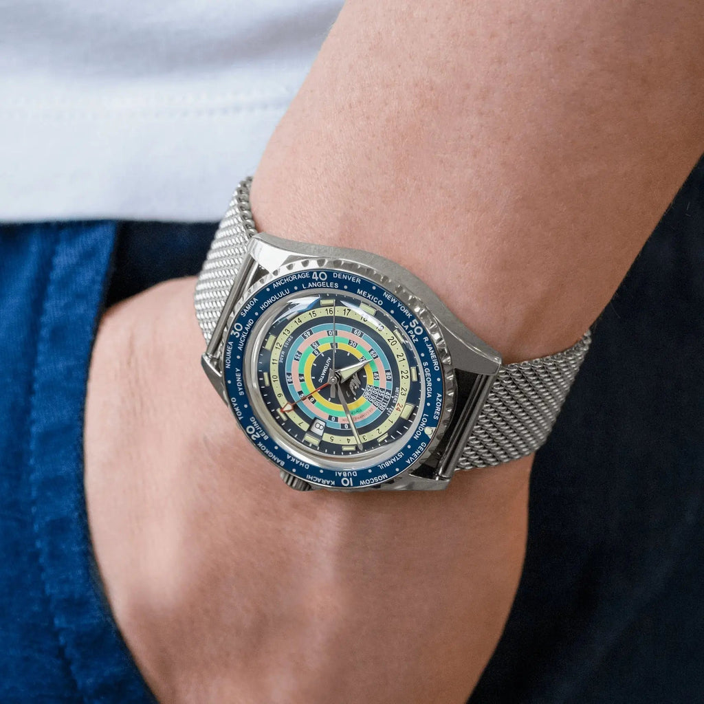 MIDO OCEAN STAR DECOMPRESSION WORLDTIMER 40.5MM M0268291704100