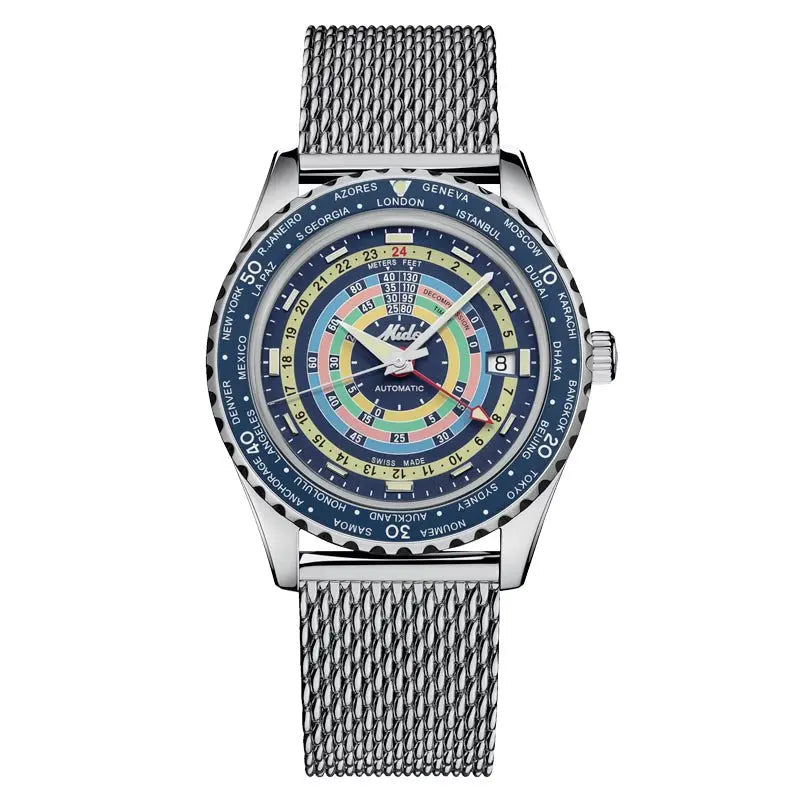 MIDO OCEAN STAR DECOMPRESSION WORLDTIMER 40.5MM M0268291704100