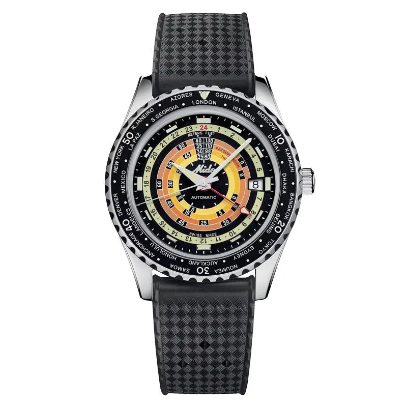 MIDO OCEAN STAR DECOMPRESSION WORLDTIMER 40.5MM M0268291705100