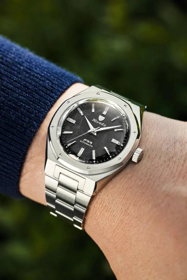 NIVADA GRENCHEN AUTOMATIC F77 METEORITE 38MM 68049A77