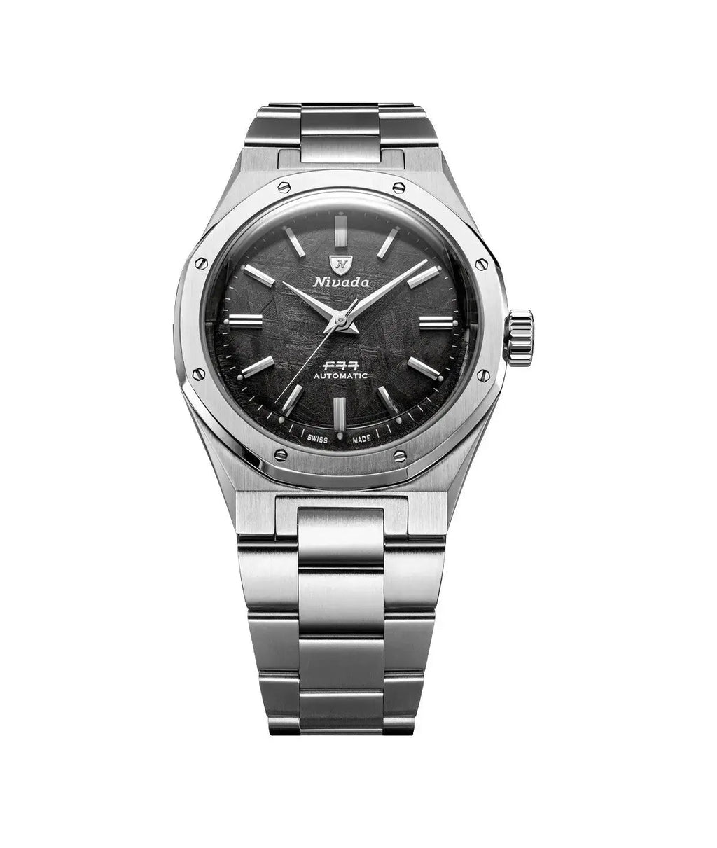 NIVADA GRENCHEN AUTOMATIC F77 METEORITE 38MM 68049A77