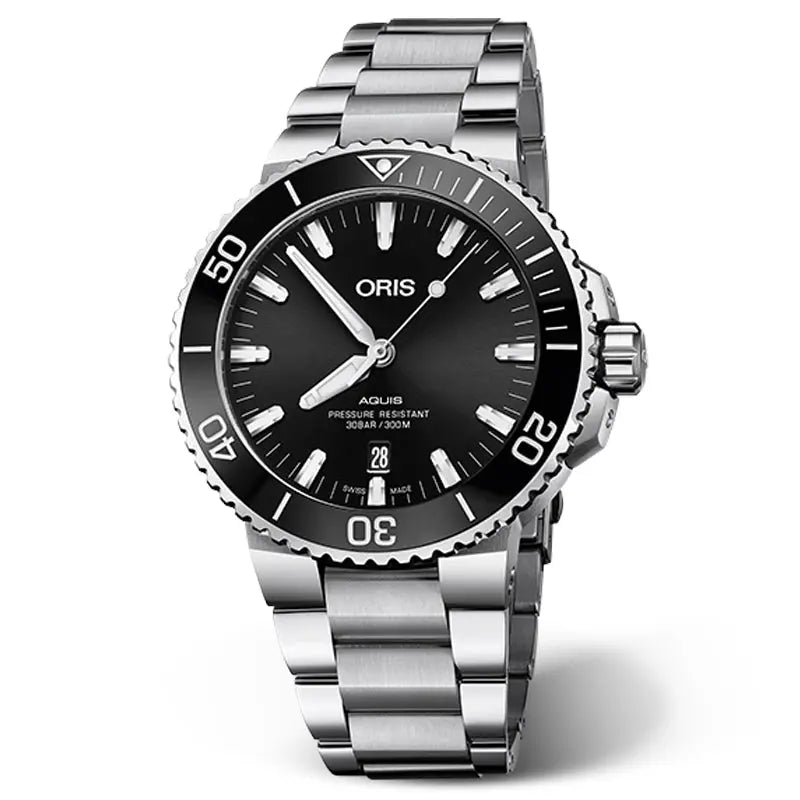 ORIS AQUIS DATE 43.5MM 01 733 7730 4134-07 8 24 05PEB