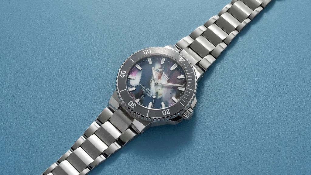 ORIS AQUIS DATE UPCYCLE 43.5MM 01 733 7789 4150-07 8 23 04PEB