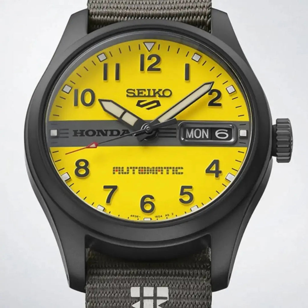 SEIKO 5 36.4MM WATCH SKX MOTOCOMPO LIMITED EDITION AUTOMATIC HDB010K1