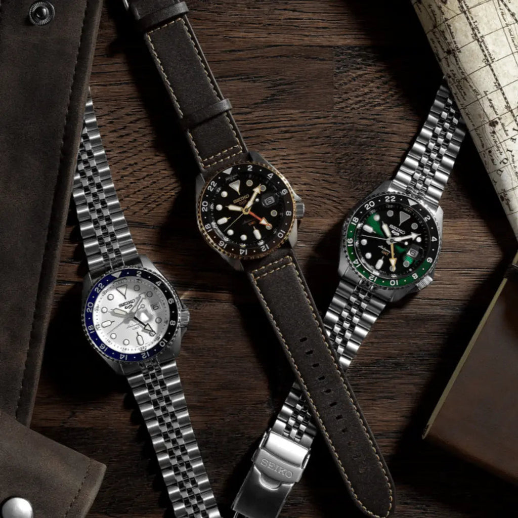 SEIKO 5 WATCH GMT SKX AUTOMATIC 42.5MM SSK033K1