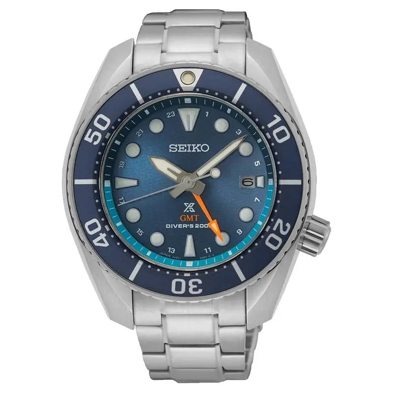 SEIKO WATCH 'AQUA' SUMO SOLAR GMT PROSPEX 45MM SFK001J1
