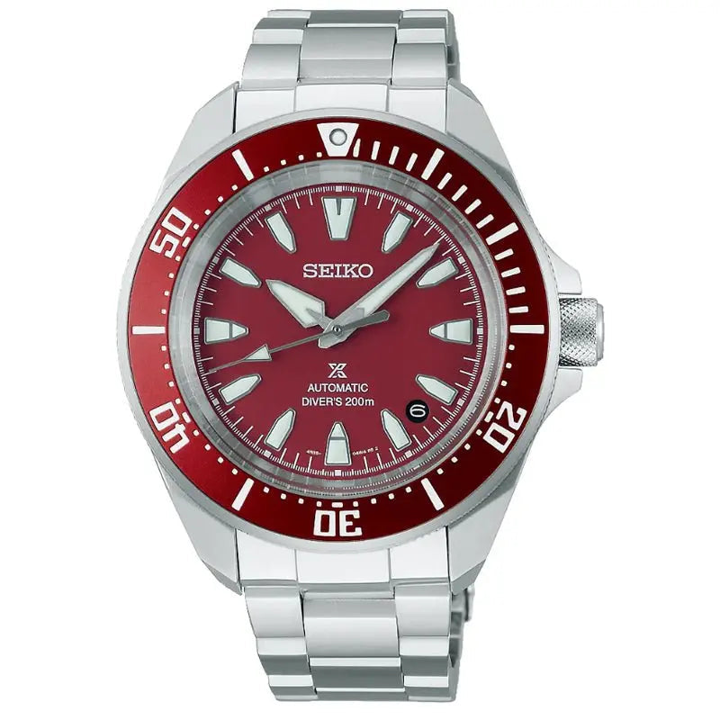 SEIKO WATCH AUTOMATIC PROSPEX 41.7MM SRPL11K1 4R RED DIVER’S MEN WATCH