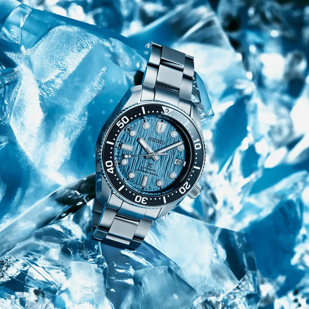SEIKO WATCH AUTOMATIC PROSPEX SUMO GLACIER SAVE THE OCEAN SPECIAL EDITION 42MM SPB299J1