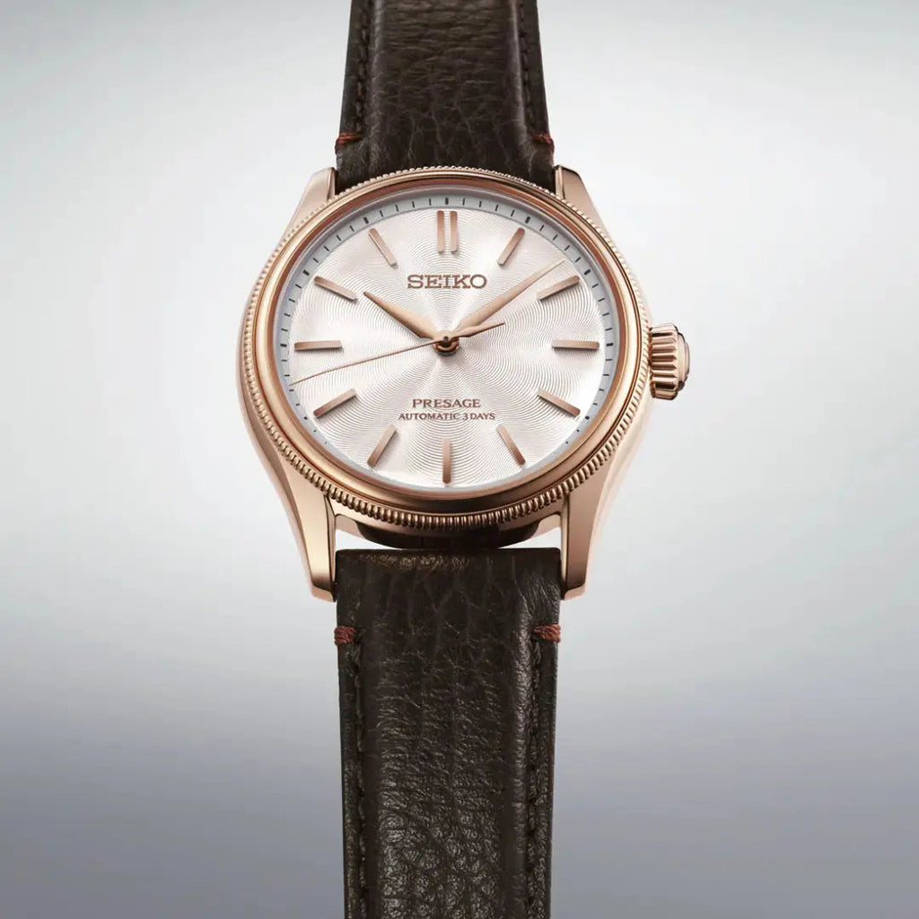 SEIKO WATCH AUTOMATIC TOMIOKA SILK LIMITED EDITION PRESAGE 38MM HCC008J1