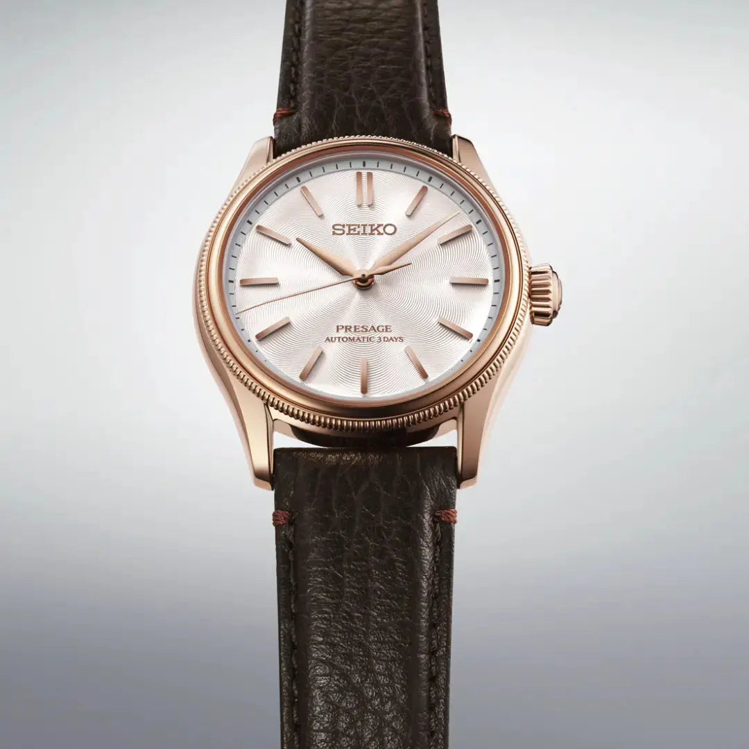 SEIKO WATCH AUTOMATIC TOMIOKA SILK LIMITED EDITION PRESAGE 38MM HCC008J1