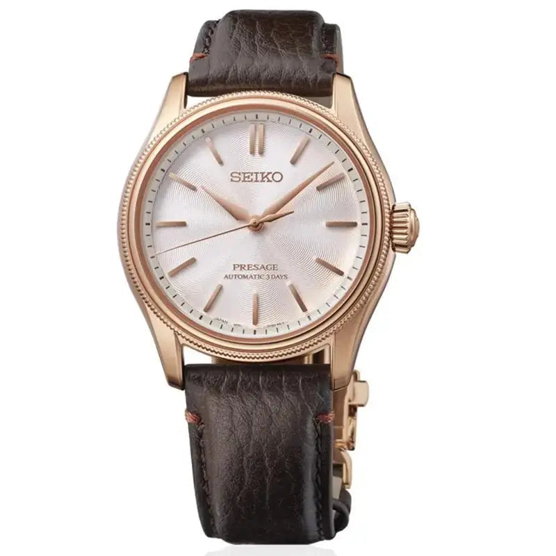 SEIKO WATCH AUTOMATIC TOMIOKA SILK LIMITED EDITION PRESAGE 38MM HCC008J1