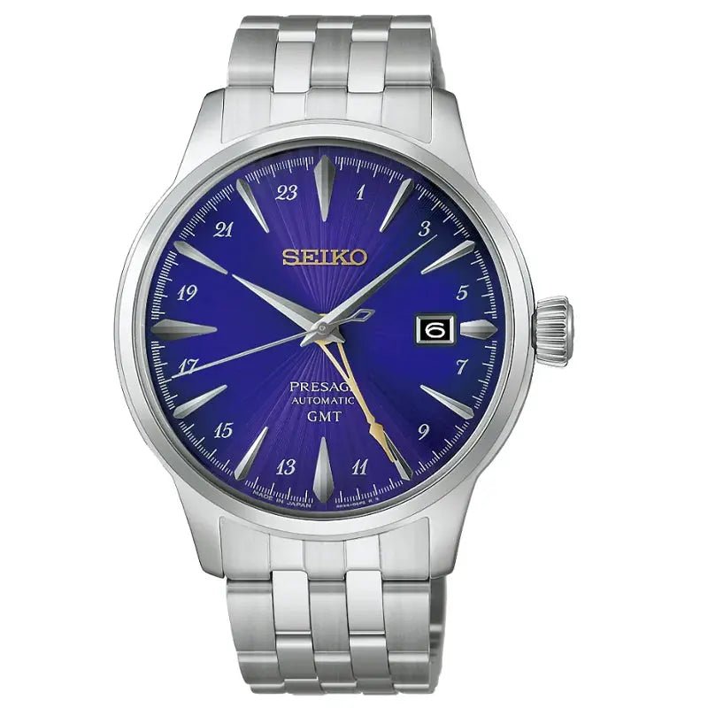 SEIKO WATCH PRESAGE COCKTAIL TIME GMT "EDO PURPLE" 145TH ANNIVERSARY LIMITED EDITION 40.5MM HCB006J1