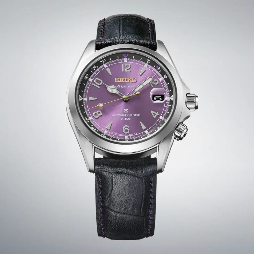 SEIKO WATCH PROSPEX ALPINIST "EDO PURPLE" 145TH ANNIVERSARY LIMITED EDITION 39.5MM HBC006J1