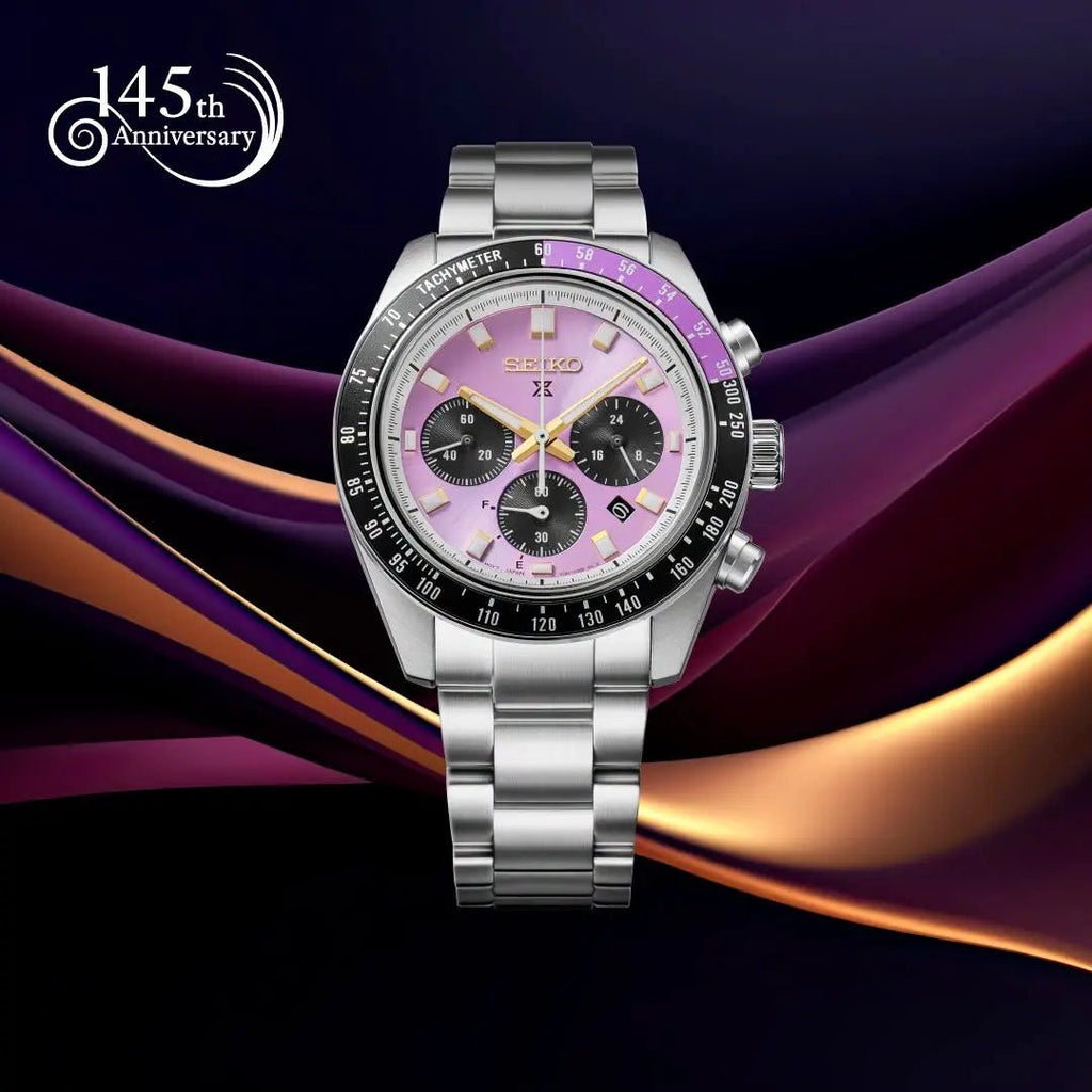 SEIKO WATCH PROSPEX SPEEDTIMER "EDO PURPLE" 145TH ANNIVERSARY LIMITED EDITION 40.5MM HBJ005P1